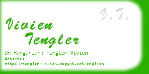 vivien tengler business card